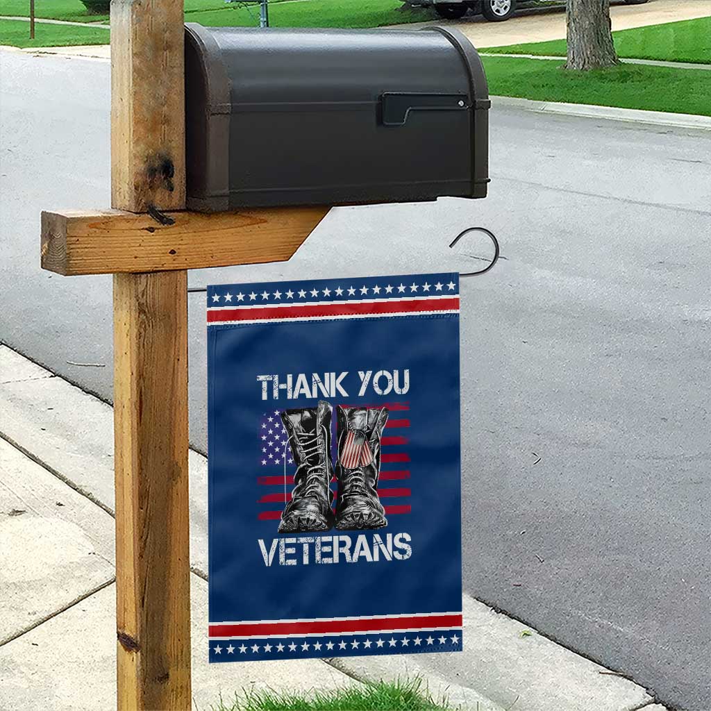 Thank You Veterans Garden Flag American Flag Military Supportive Veterans Day
