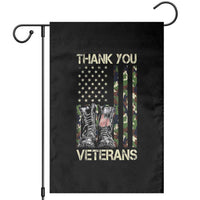 Thank You Veterans Garden Flag Camo American Flag Military Supportive Veterans Day - Wonder Print Shop