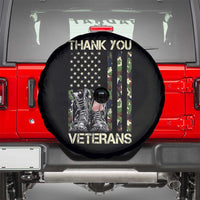 Thank You Veterans Spare Tire Cover Camo American Flag Military Supportive Veterans Day - Wonder Print Shop