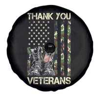 Thank You Veterans Spare Tire Cover Camo American Flag Military Supportive Veterans Day - Wonder Print Shop