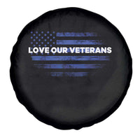 Love Our Veterans Spare Tire Cover Veterans Day Grunge American Flag - Wonder Print Shop
