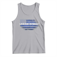Love Our Veterans Tank Top Veterans Day Grunge American Flag - Wonder Print Shop