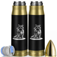 Raccoon Meme Bullet Tumbler Middle Finger Trash Panda Sarcastic Humor