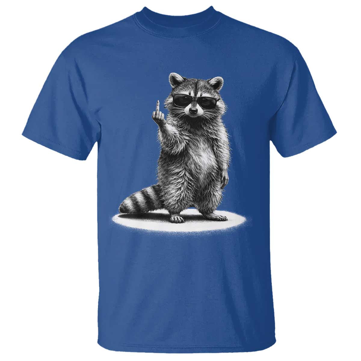 Raccoon Meme T Shirt Middle Finger Trash Panda Sarcastic Humor