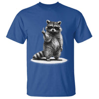 Raccoon Meme T Shirt Middle Finger Trash Panda Sarcastic Humor
