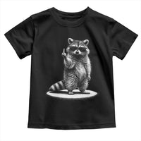 Raccoon Meme Toddler T Shirt Middle Finger Trash Panda Sarcastic Humor