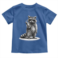 Raccoon Meme Toddler T Shirt Middle Finger Trash Panda Sarcastic Humor