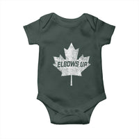 Elbows Up Canada Baby Onesie True North Strong and Free Maple Leaf Proud Canadian