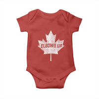 Elbows Up Canada Baby Onesie True North Strong and Free Maple Leaf Proud Canadian