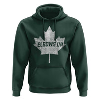 Elbows Up Canada Hoodie True North Strong and Free Maple Leaf Proud Canadian