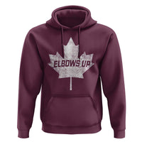 Elbows Up Canada Hoodie True North Strong and Free Maple Leaf Proud Canadian