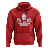 Elbows Up Canada Hoodie True North Strong and Free Maple Leaf Proud Canadian