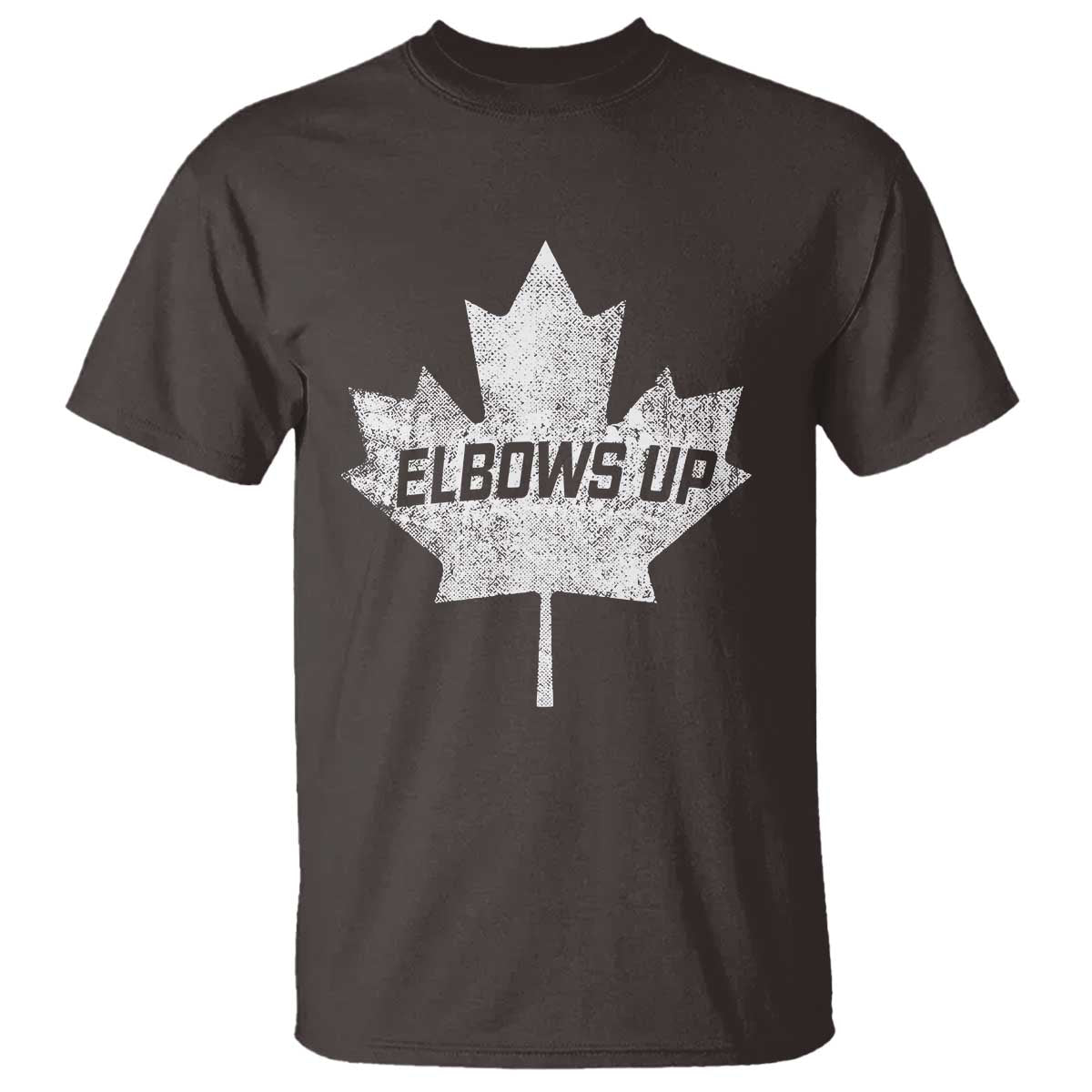 Elbows Up Canada T Shirt True North Strong and Free Maple Leaf Proud Canadian