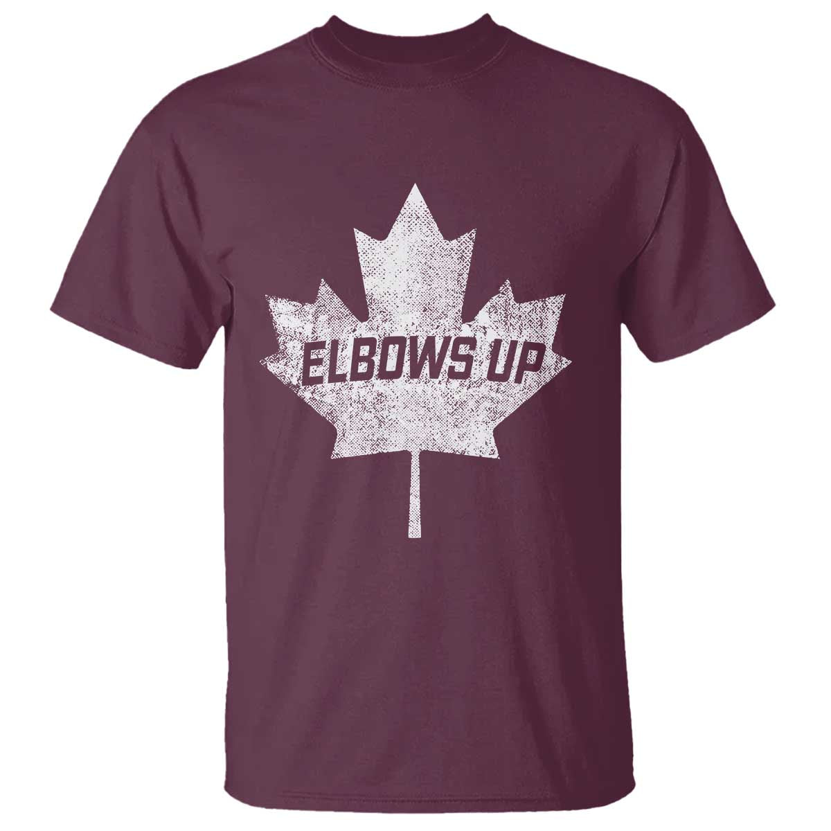 Elbows Up Canada T Shirt True North Strong and Free Maple Leaf Proud Canadian