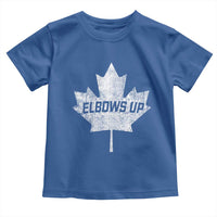 Elbows Up Canada Toddler T Shirt True North Strong and Free Maple Leaf Proud Canadian