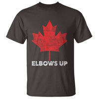 Elbows Up Canada Strong T Shirt Maple Leaf Proud Canadian