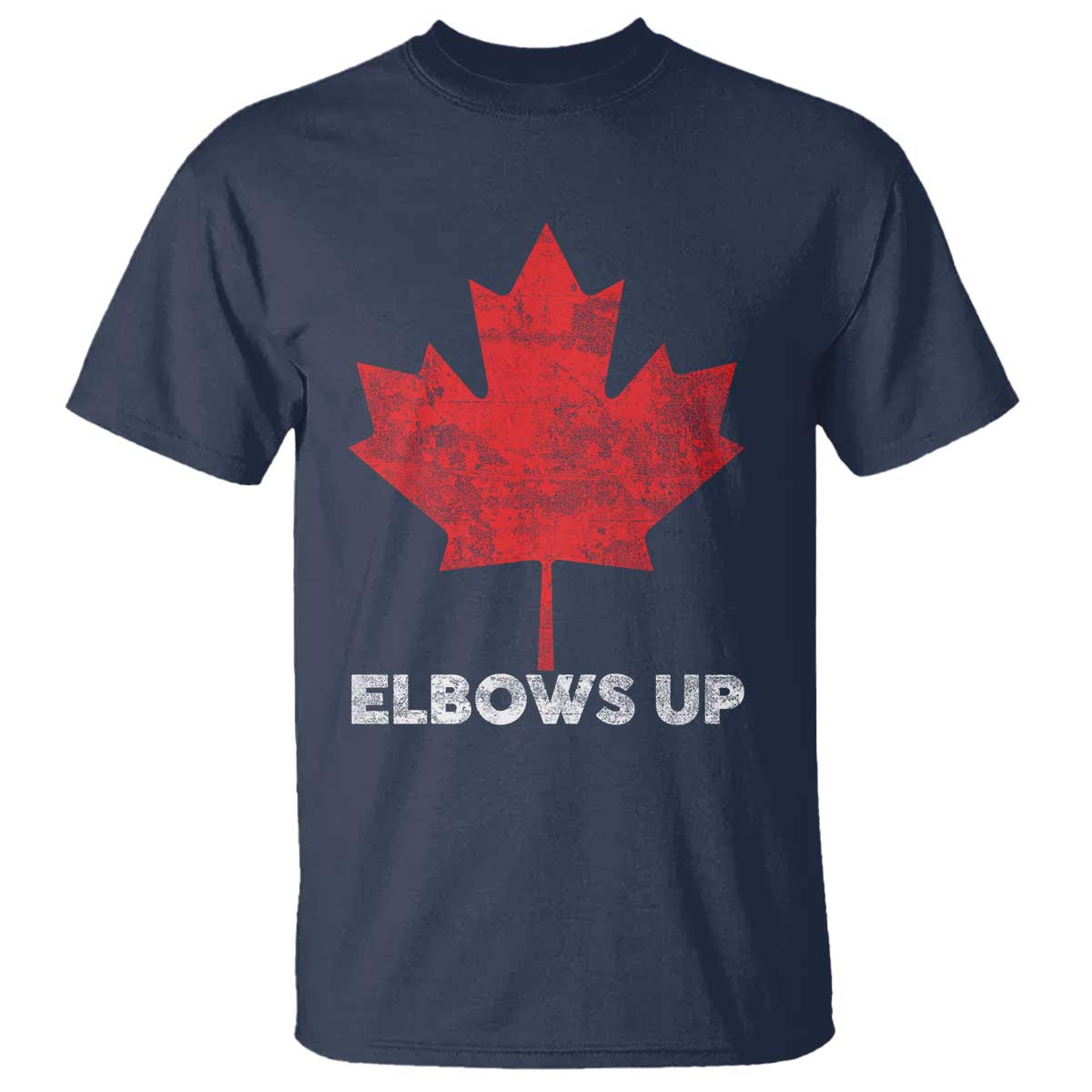 Elbows Up Canada Strong T Shirt Maple Leaf Proud Canadian