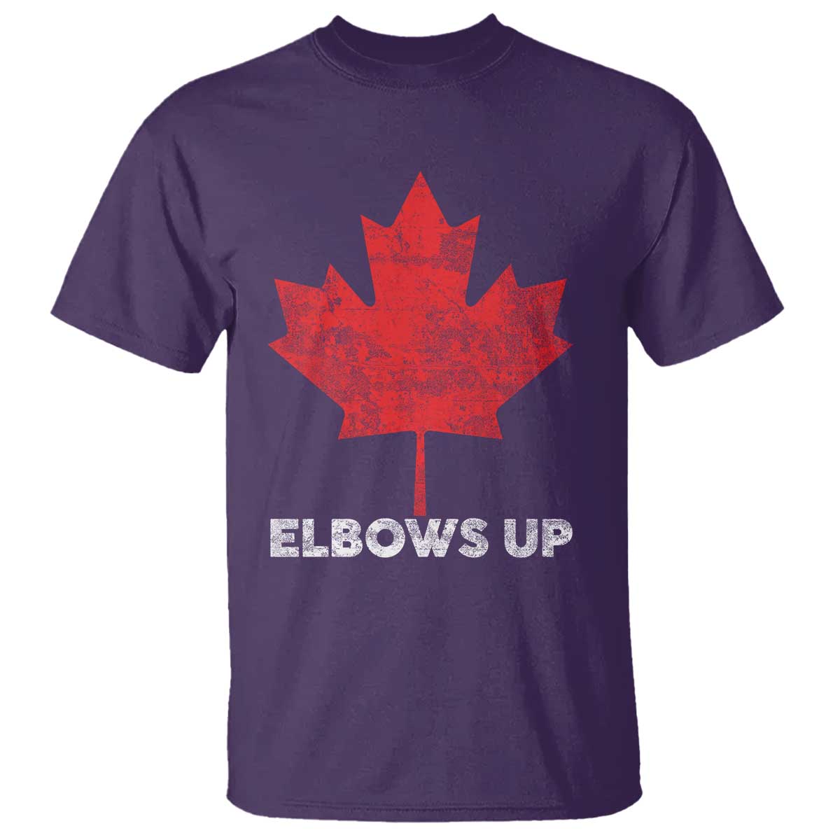 Elbows Up Canada Strong T Shirt Maple Leaf Proud Canadian