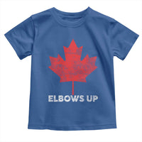 Elbows Up Canada Strong Toddler T Shirt Maple Leaf Proud Canadian
