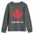 Elbows Up Canada Strong Youth Sweatshirt Maple Leaf Proud Canadian
