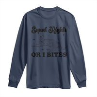 Feminist Cat Long Sleeve Shirt Equal Rights or I Bites Human Rights - Wonder Print Shop
