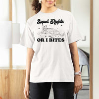 Feminist Cat T Shirt For Women Equal Rights or I Bites Human Rights - Wonder Print Shop