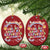 Ask Me About My Explosive Diarrhea Christmas Ornament Funny Edgy Adult Humor - Wonder Print Shop