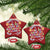 Ask Me About My Explosive Diarrhea Christmas Ornament Funny Edgy Adult Humor - Wonder Print Shop