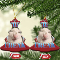 Certified Freak Funny Cat Meme Christmas Ornament Internet Memes Gen Z - Wonder Print Shop