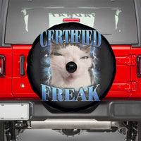 Certified Freak Funny Cat Meme Spare Tire Cover Internet Memes Gen Z - Wonder Print Shop