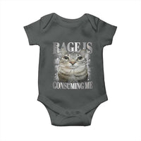 Rage Is Consuming Me Baby Onesie Funny Silly Cat Memes - Wonder Print Shop