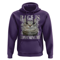 Rage Is Consuming Me Hoodie Funny Silly Cat Memes - Wonder Print Shop