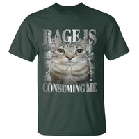 Rage Is Consuming Me T Shirt Funny Silly Cat Memes - Wonder Print Shop
