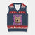 Lesbians Eat What V-Neck Knit Sweater Vest Funny Cat Gay Pride LGBTQ Pun - Wonder Print Shop