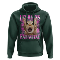 Lesbians Eat What Hoodie Funny Cat Gay Pride LGBTQ Pun