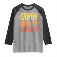 Funny Lollipop Van Gift Raglan Shirt Creepy Adult I Gotta See The Candy First I'm Not Stupid - Wonder Print Shop