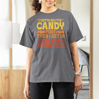 Funny Lollipop Van Gift T Shirt For Women Creepy Adult I Gotta See The Candy First I'm Not Stupid - Wonder Print Shop