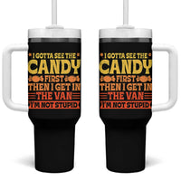 Funny Lollipop Van Gift Tumbler With Handle Creepy Adult I Gotta See The Candy First I'm Not Stupid - Wonder Print Shop