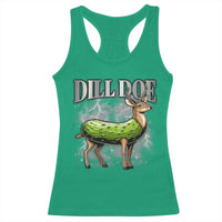 Dill Doe Racerback Tank Top Funny Adult Humor Pickle Deer Bootleg Graphic 90s - Wonder Print Shop