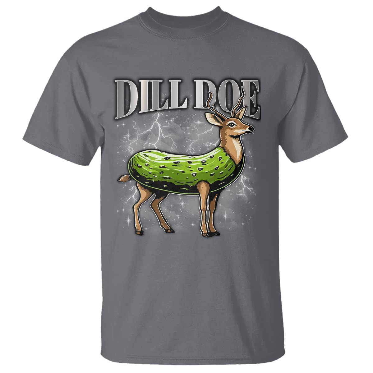 Dill Doe T Shirt Funny Adult Humor Pickle Deer Bootleg Graphic 90s - Wonder Print Shop