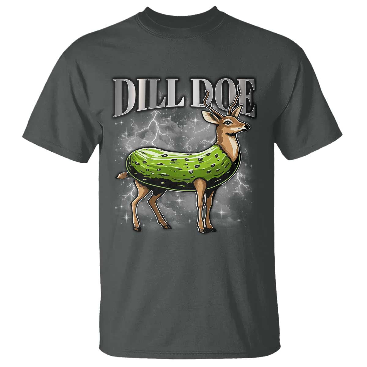 Dill Doe T Shirt Funny Adult Humor Pickle Deer Bootleg Graphic 90s - Wonder Print Shop
