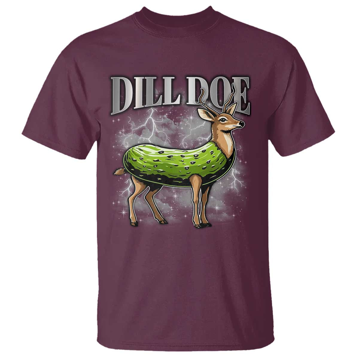 Dill Doe T Shirt Funny Adult Humor Pickle Deer Bootleg Graphic 90s - Wonder Print Shop