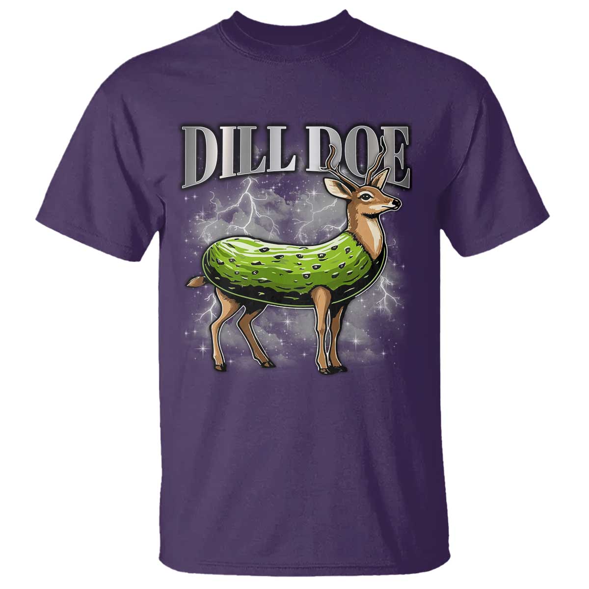 Dill Doe T Shirt Funny Adult Humor Pickle Deer Bootleg Graphic 90s - Wonder Print Shop