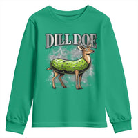 Dill Doe Youth Sweatshirt Funny Adult Humor Pickle Deer Bootleg Graphic 90s - Wonder Print Shop