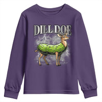 Dill Doe Youth Sweatshirt Funny Adult Humor Pickle Deer Bootleg Graphic 90s - Wonder Print Shop