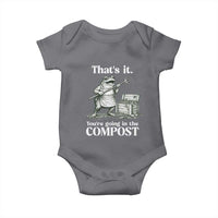 Frog Gardening Funny Baby Onesie Thats It Youre Going in The Compost Compost Sarcastic