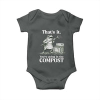 Frog Gardening Funny Baby Onesie Thats It Youre Going in The Compost Compost Sarcastic