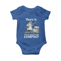 Frog Gardening Funny Baby Onesie Thats It Youre Going in The Compost Compost Sarcastic