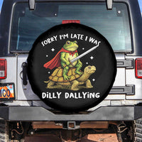Silly Goose Spare Tire Cover Sorry Im Late I Was Dilly Dallying