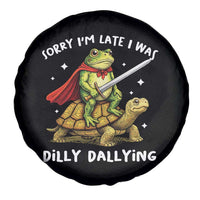Silly Goose Spare Tire Cover Sorry Im Late I Was Dilly Dallying